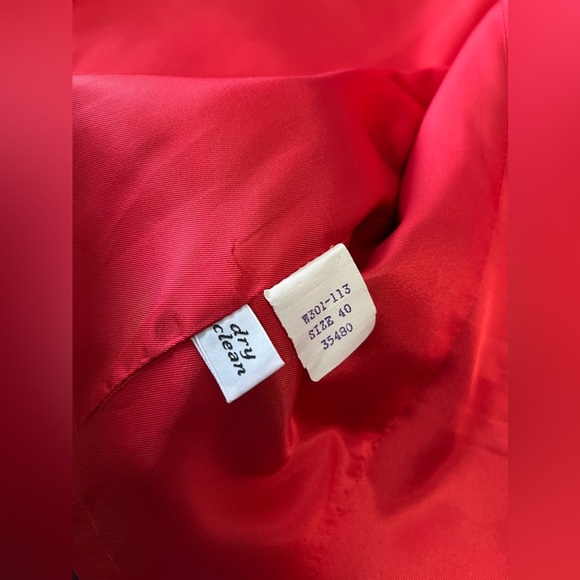 Pendleton | Women SZ 40 (XL) | VTG Blazer Skirt Suit | Lennox Tartan Wool Red - Picture 7 of 15